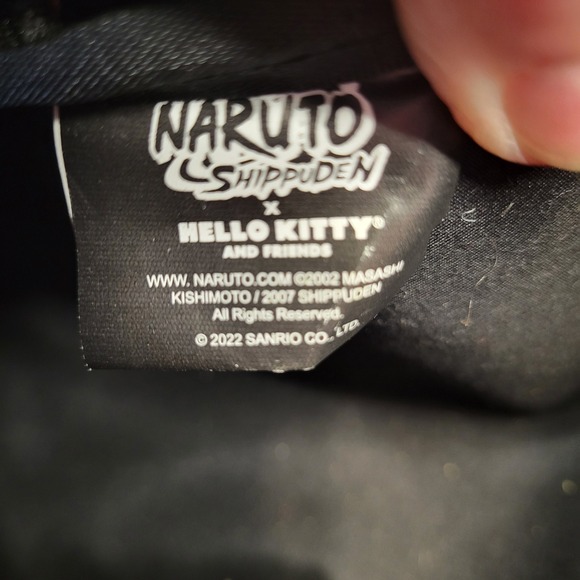 Naruto Shippuden x Hello Kitty and Friends Mini Backpack Peach Orange *Flaw* - Picture 7 of 9